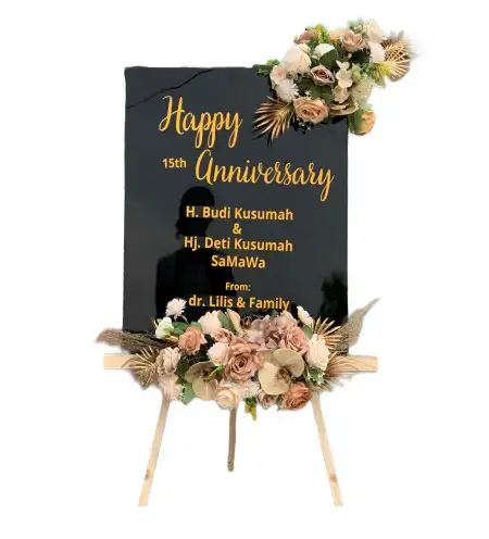 Papan Bunga Akrilik Bunton